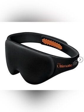 Black Travel Eye Mask w